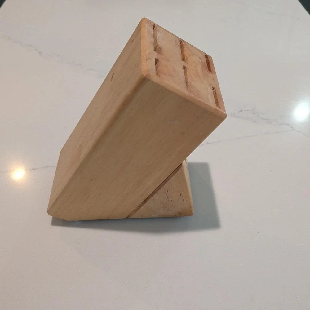 J.A Henckels 6-slot Oak Knife Block